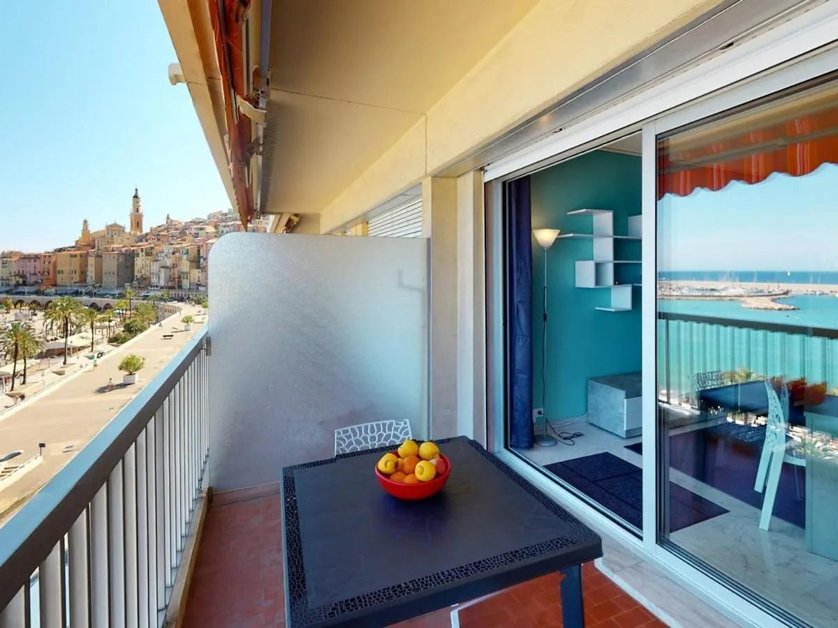 Superbe 2P Au 5Eme Etage Avec Terrasse Face A La Mer Et Parking Prive - Menton, Garavan - Fr-1-196-293